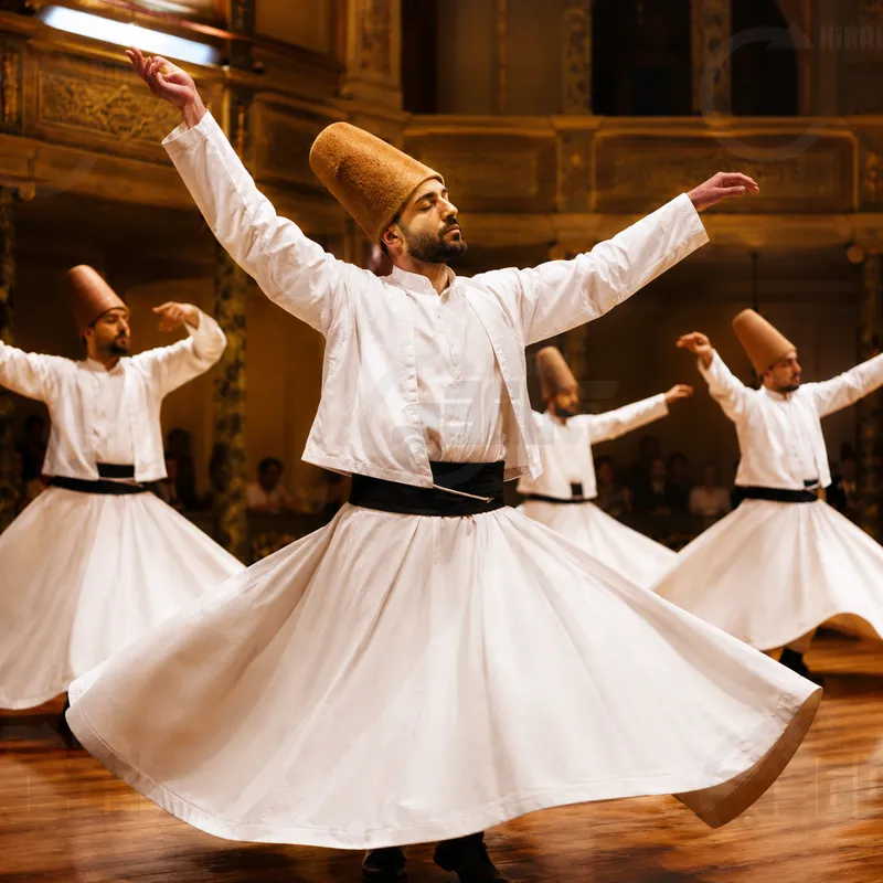 Semazen Gösterisi Model 5