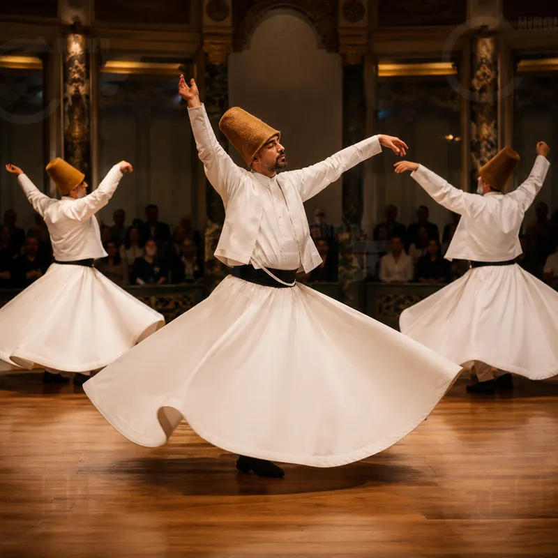 Semazen Gösterisi Model 6